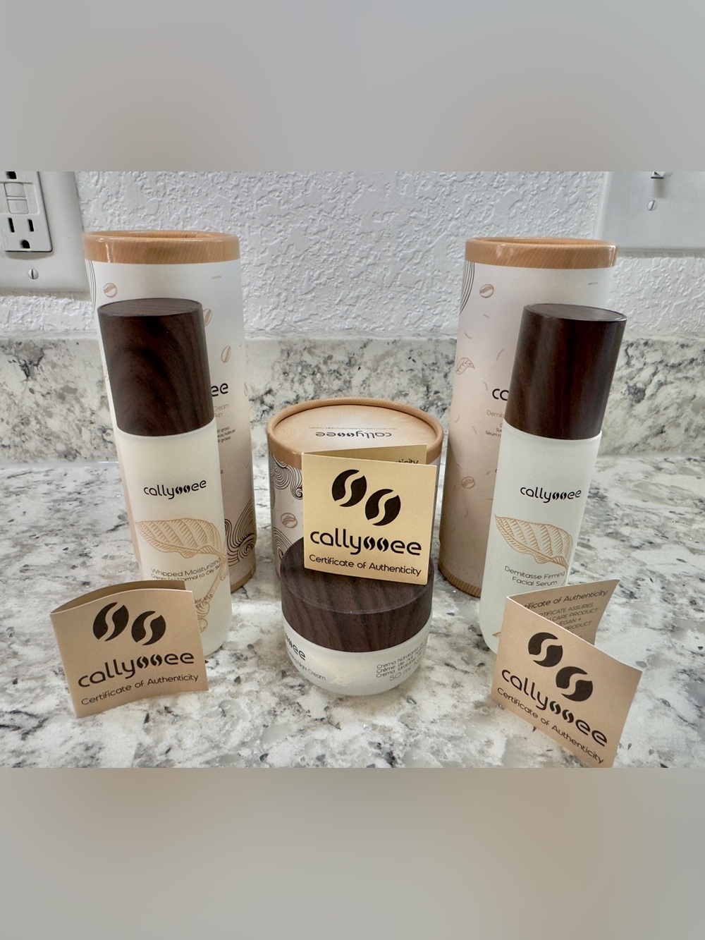 Callyssee Skincare Set For Face, Day/Night Cream and Face Serum